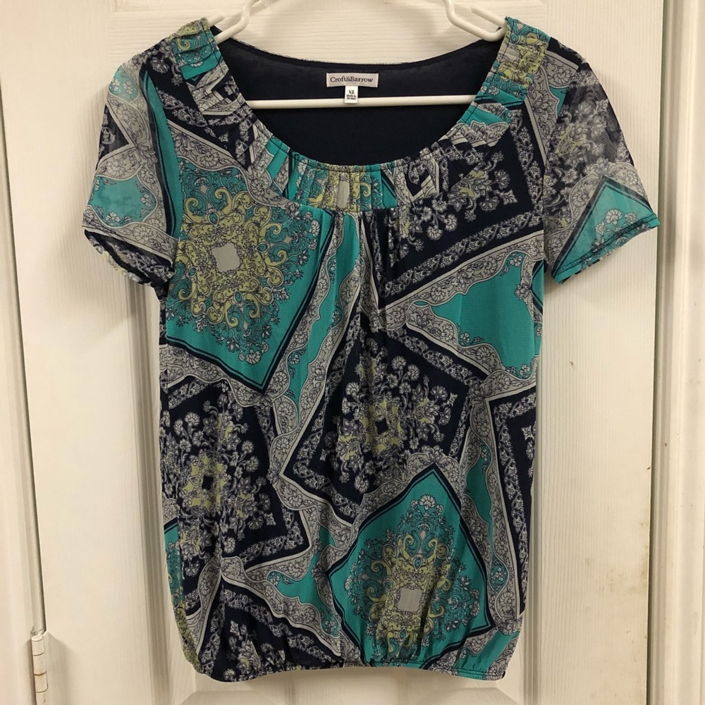 Croft & Barrow Printed Blouse